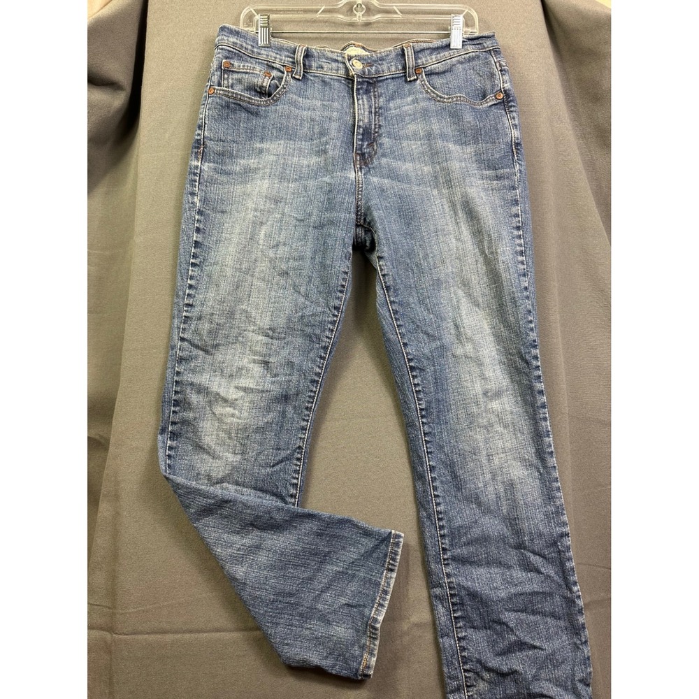 Levis 505‎ Straight Leg Jeans Men's 12 Short Medium Wash Blue Denim Pants W 32"